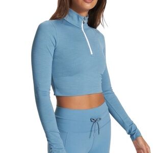 Vuori Blue Long Sleeve Top